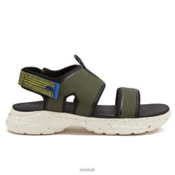 Casual Sandals |Avia Men Avi-Atlantic Sandals R4F4N78 Dark Green/Black/Yellow
