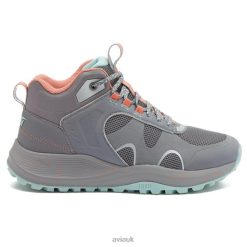 Hiking |Avia Women Avi-Vamp R4F4N6 Medium Grey/Light Pink/Teal Green