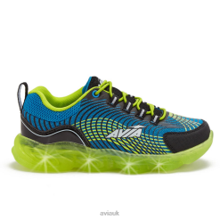 Light Up Sneakers |Avia Boys Avi-Ignite R4F4N85 Black/Light Green