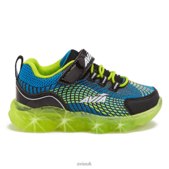 Light Up Sneakers |Avia Boys Toddler Avi-Ignite R4F4N88 Black/Light Green