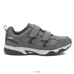 Slip Resistant |Avia Men Avi-Union II Strap R4F4N54 Alloy Grey/Silver